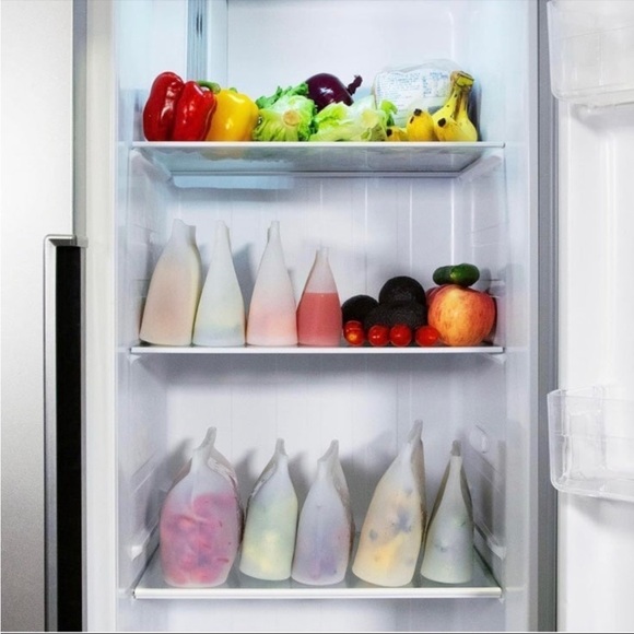Other - Silicone Food Storage Bags - Set of 6